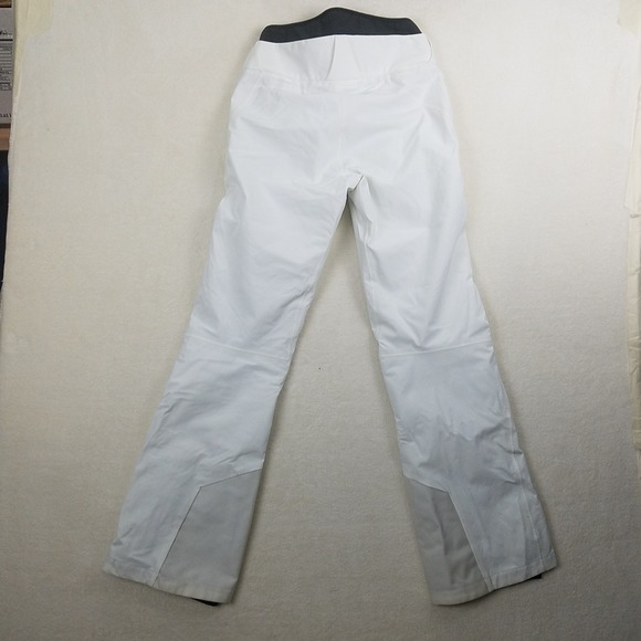 KJUS FAST 120 Ski Snowboard Pants Womens XS White Waterproof Insulated - Picture 2 of 10